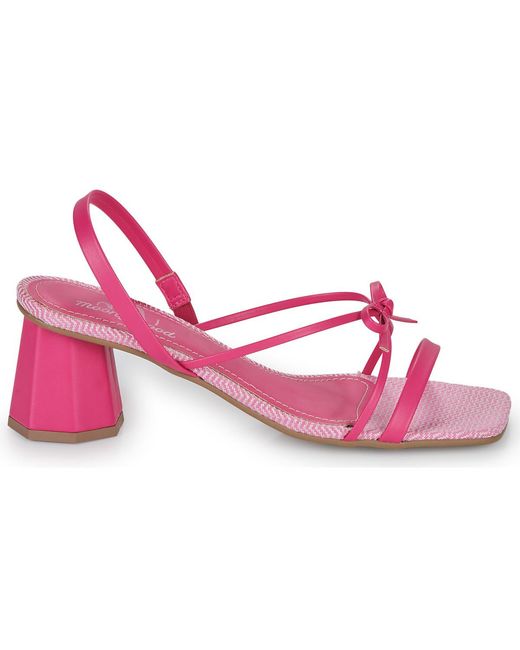 Moony Mood Pink Heeled Sandals Sakuna