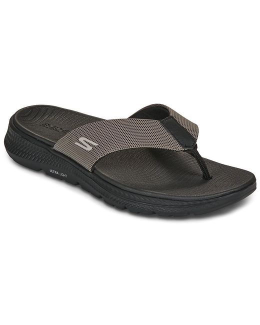 Skechers Black Flat Sandals Go Consistent Sandal 2.0 Canton for men