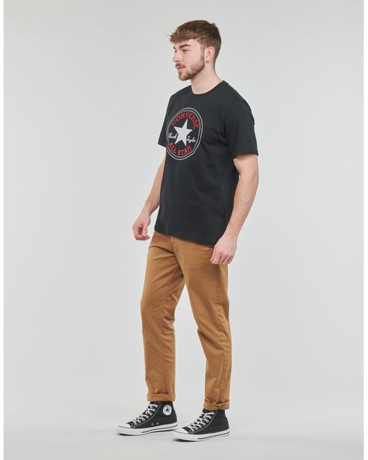 Converse Black T Shirt Go-to Chuck Taylor Classic Patch Tee