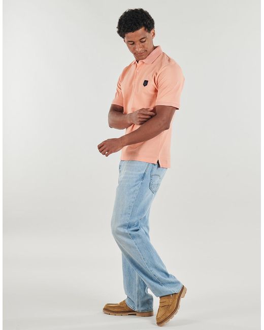 Jack & Jones Orange Polo Shirt Jprblurise Polo for men
