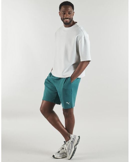 PUMA Green Shorts Ess Elevated Relaxed Shorts 9' for men