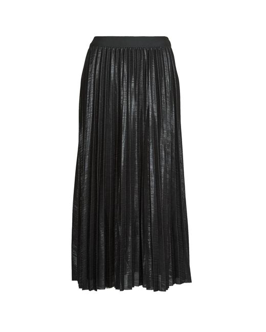 Betty London Black Long Skirts Tassia