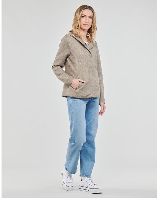 ONLY Gray Coat Onlsedona Light Short Jacket