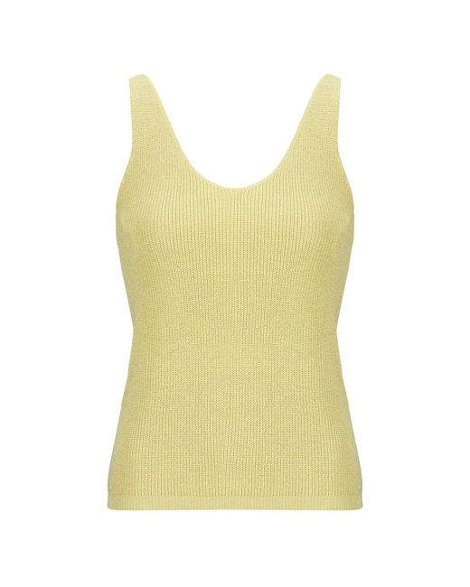 Vero Moda Yellow Tops / Sleeveless T-shirts Vmnewlexsun Shine