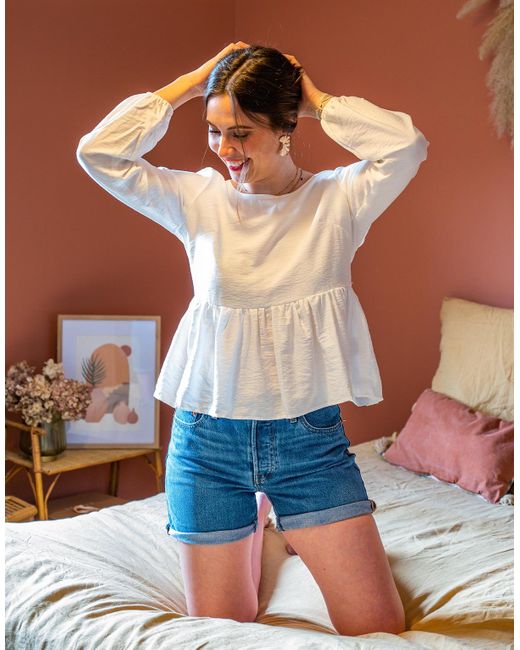 Celeste Blue Blouse Charlotte