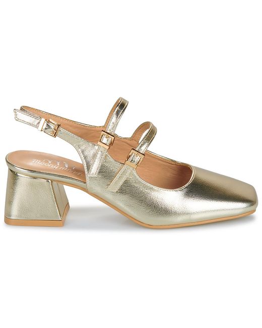 Moony Mood Metallic Heels Estelia