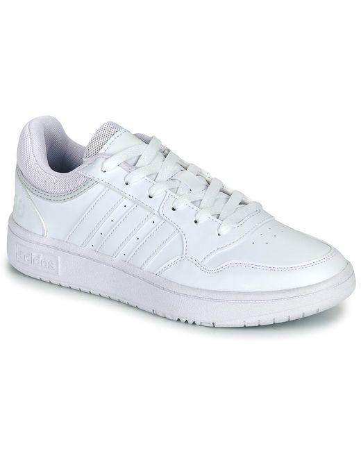 Adidas White Shoes (trainers) Hoops 3.0