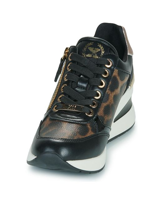 Xti Blue Shoes (trainers) 144378-leopardo