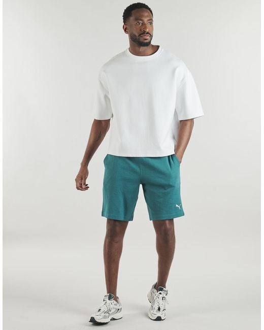 PUMA Green Shorts Ess Elevated Relaxed Shorts 9' for men