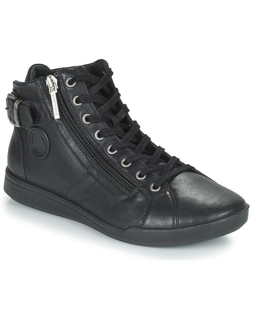 Pataugas Black Palme Shoes (high-top Trainers)