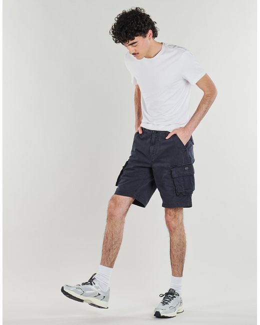 Superdry Blue Shorts Core Cargo Short for men