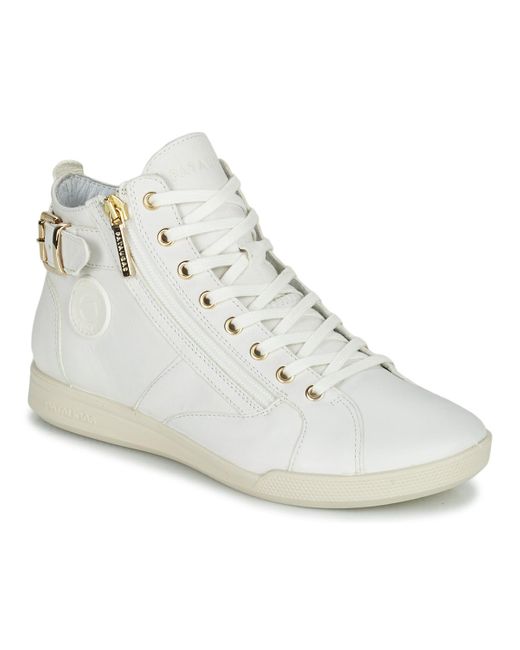 Pataugas White Palme Shoes (high-top Trainers)
