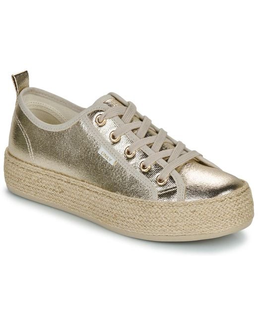 ONLY White Shoes (trainers) Onlida-1 Lace Up Espadrille Sneaker