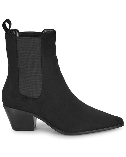 Moony Mood Black Low Ankle Boots Danilyn