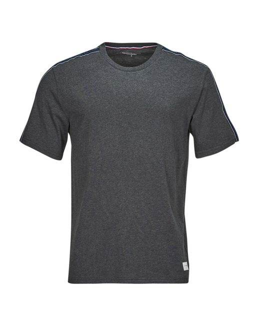 Tommy Hilfiger Gray T Shirt Ss Tee Logo for men