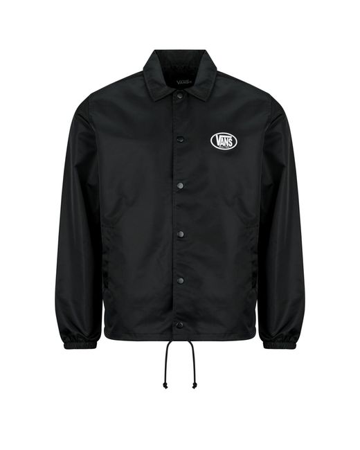 Vans Black Jacket Torrey Nylon Coaches Jacket2.0 for men
