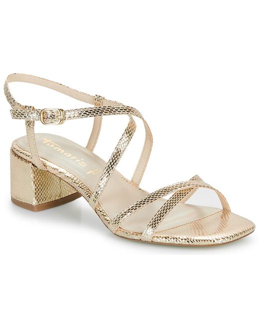 Tamaris Metallic Heeled Sandals 28204-968