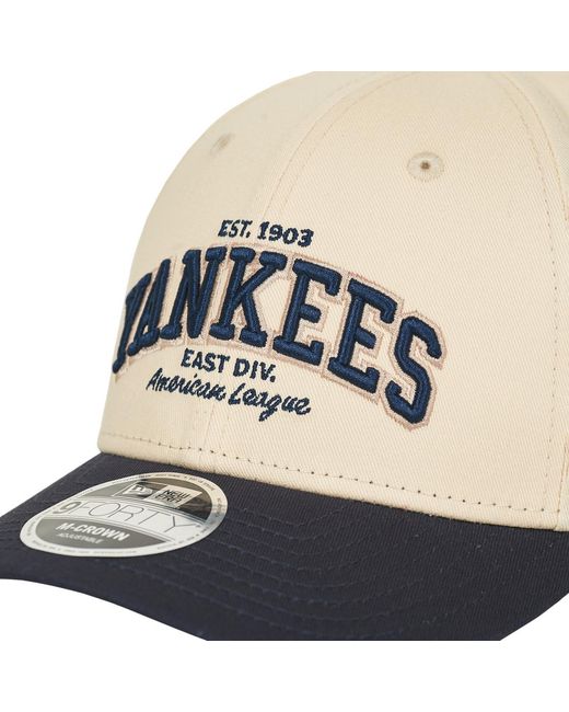 KTZ Natural Cap Wordmark 9forty® Mc New York Yankees