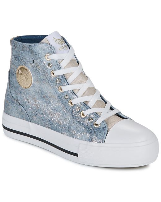 Kaporal Blue Shoes (high-top Trainers) Tattoo