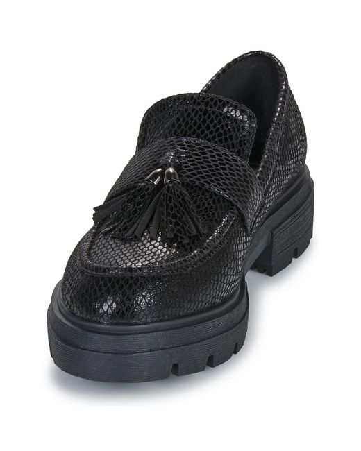 Les Petites Bombes Black Loafers / Casual Shoes Mona