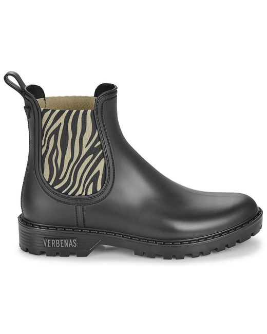 Verbenas Black Mid Boots Gaudi Mate Animal