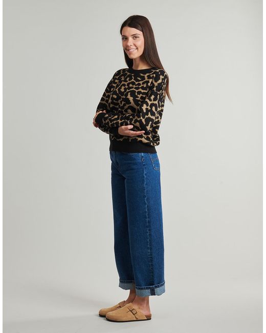 Vero Moda Black Sweater Vmsiljeanimal