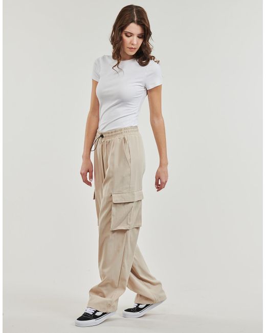 ONLY Natural Cargo Trousers Onlcashi