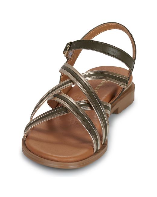 Tamaris Brown Flat Sandals 28108-761