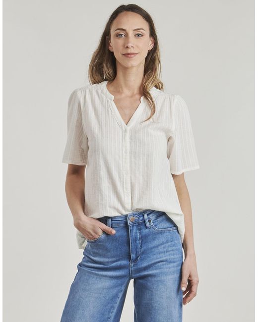 Deeluxe White Blouse Coleen