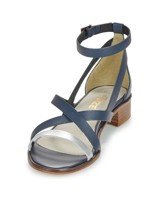 So Size Blue Heeled Sandals Rossi