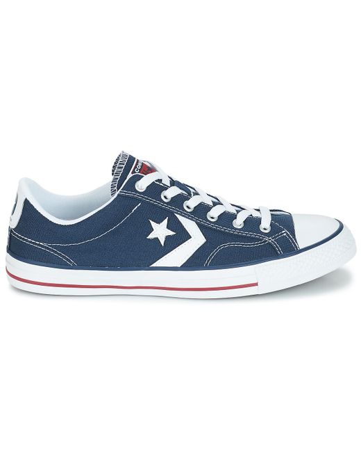 converse white star player trainers