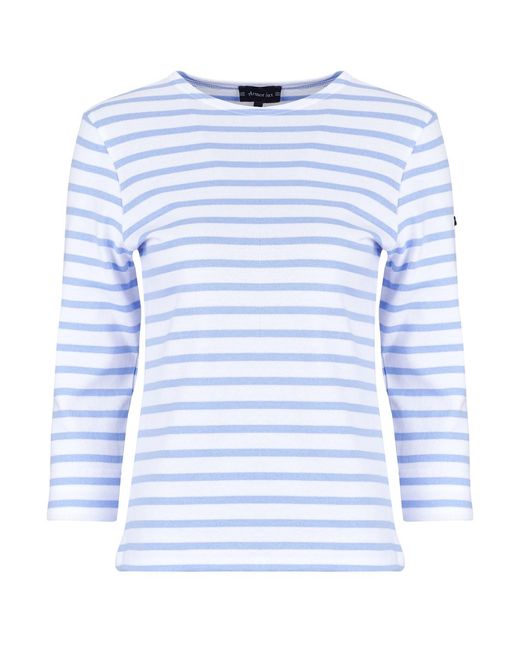 Armor Lux Blue Long Sleeve T-shirt Badra