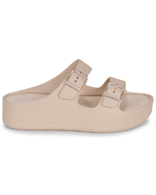 Lemon Jelly Natural Mules / Casual Shoes Fenix