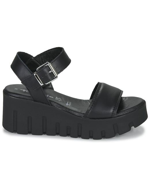 Tamaris Black Heeled Sandals 28712-003