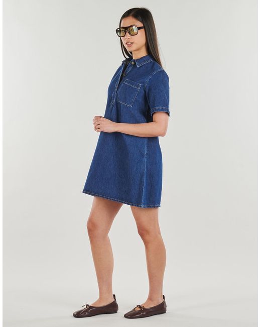 JJXX Blue Dress Jxamara Sille Ss Short