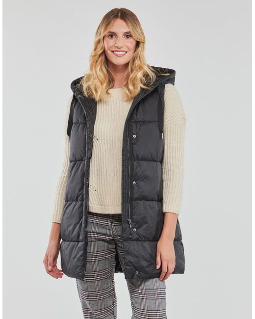 ONLY Black Onlnewasta Puffer Waistcoat Cc Otw Duffel Coats