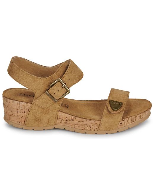 Chattawak Brown Wedge Sandals Laspinas