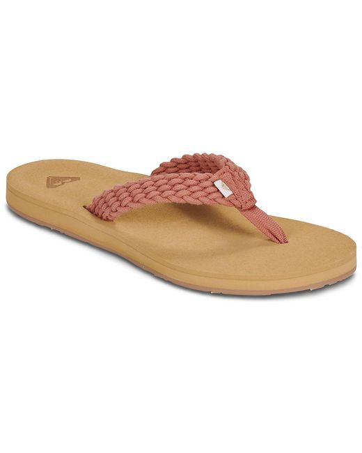 Roxy Brown Flip Flops / Sandals (shoes) Porto Iv