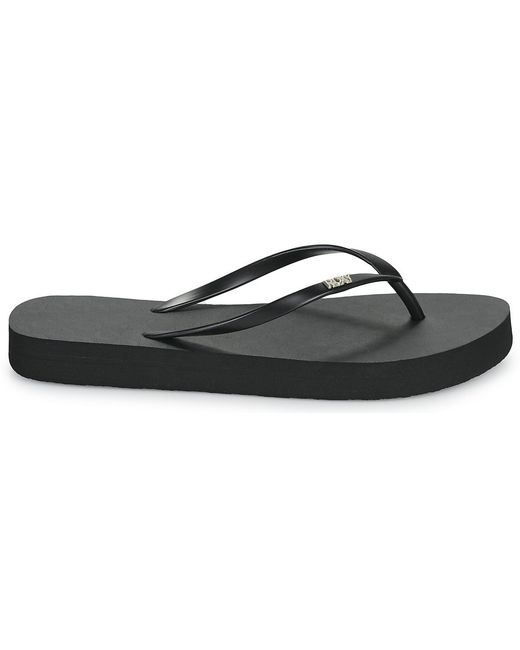 Roxy Black Flip Flops / Sandals (shoes) Viva Higher