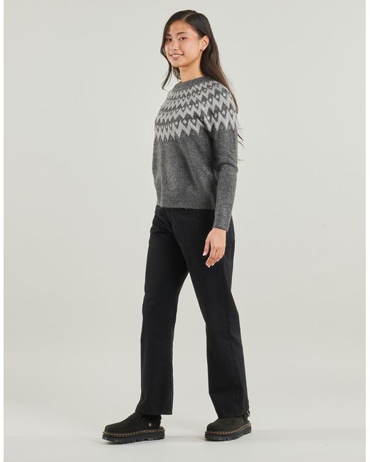 ONLY Gray Sweater Onlfry Ls Jq Glitter