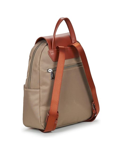 Hexagona Brown Backpack Pop Backpack