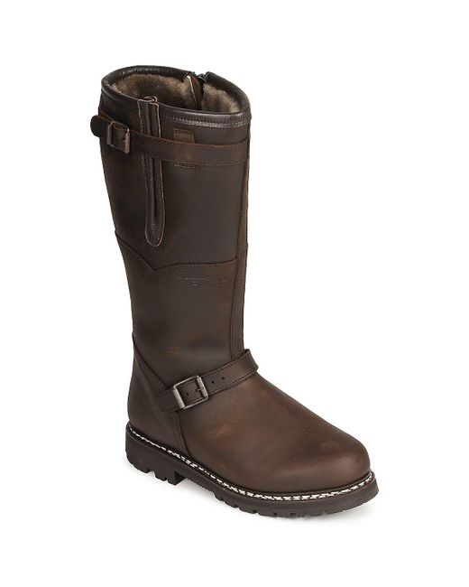 Meindl Brown Snow Boots Kitzb for men