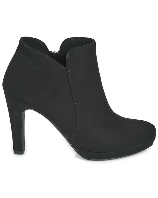 Tamaris Black Lycoris Low Ankle Boots