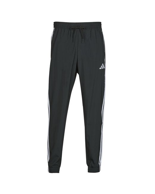 Adidas Gray Tracksuit Bottoms Essentials 3-stripes Woven Joggers for men