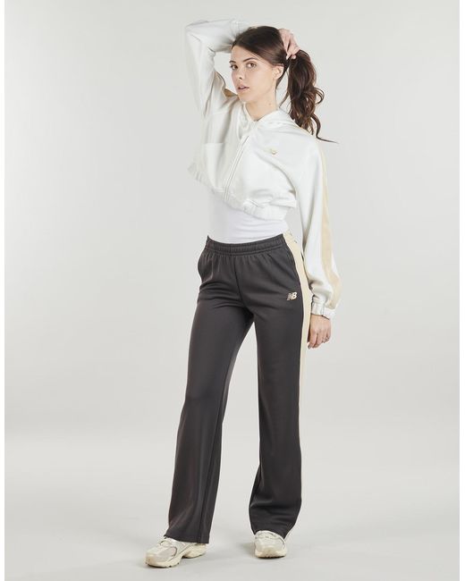 New Balance Gray Tracksuit Bottoms Interlock Pant