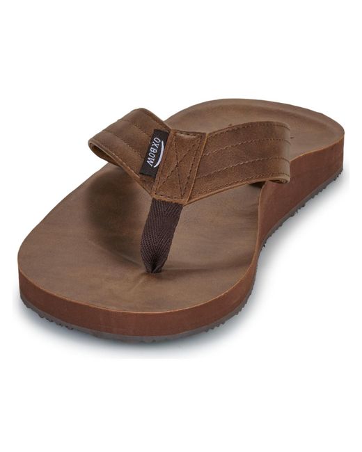 Oxbow Brown Flip Flops / Sandals (shoes) S1rincon for men