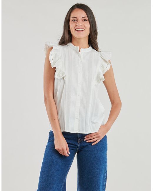 Pieces White T Shirt Pcsikka