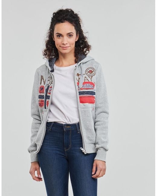 GEOGRAPHICAL NORWAY Gray Farlotte Sweatshirt