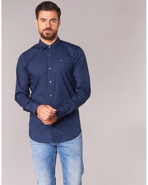 Tommy Hilfiger Blue Kantermi Long Sleeved Shirt for men