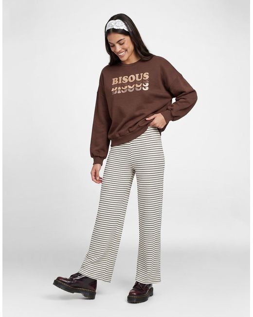 ONLY Brown Sweatshirts Onladele L/s O-neck